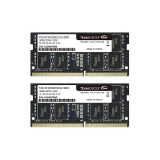 TEAMGROUP Elite DDR4 32GB Kit (2 x 16GB) 3200MHz PC4-25600 CL22 Unbuffered Non-ECC 1.2V SODIMM 260-Pin Laptop Notebook PC Computer Memory Module Ram Upgrade - TED432G3200C22DC-S01